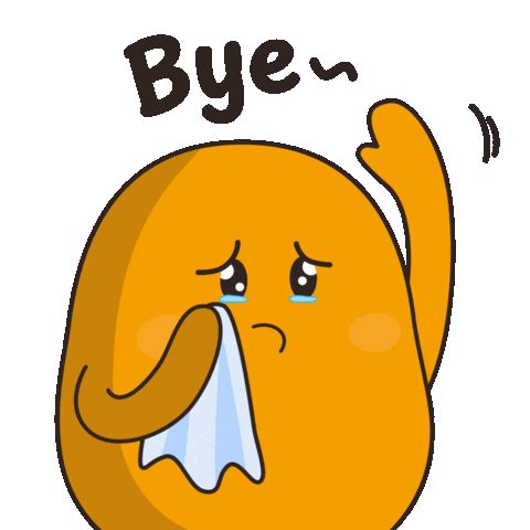 Crypto Goodbye Sticker by Fractal Bitcoin