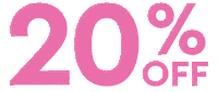 Sale 20Off Sticker by Slick Hair Company