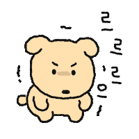 Angry 강아지 Sticker