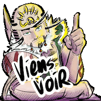 Superfouine manga french pirate warrior Sticker