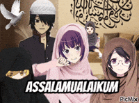 Monogatari Salam GIF