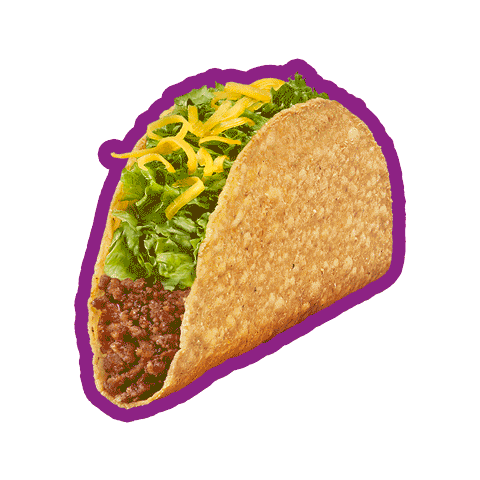 Burrito Nachos Sticker by Taco Bell Romania
