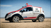 Dominos Pizza Car GIF
