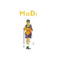 Walk Bee Sticker by MaDi Brasil