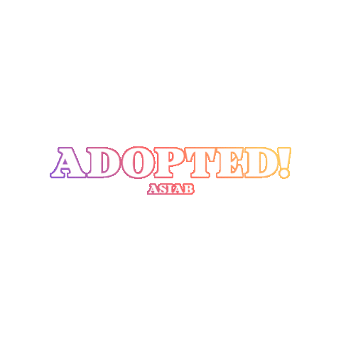 Adopted Sticker by All Seated in a Barn