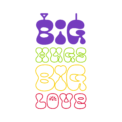 Tinky Winky Love Sticker by Teletubbies