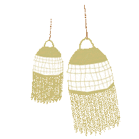 Gold Lamp Sticker by bazart