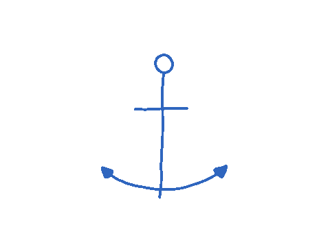 Hamburg Anchor Sticker by Lisawebdesign