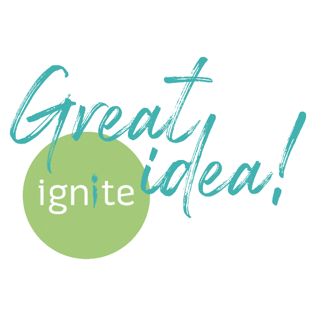 Ignite Great Idea Sticker by Ignite Magazine