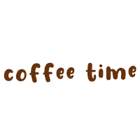 Happy Coffee Time Sticker
