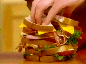sandwich fail GIF