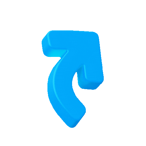 Arrow Click Here Sticker by Popcore Games