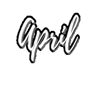 April Month Sticker by Heartlines Copywriting Studio