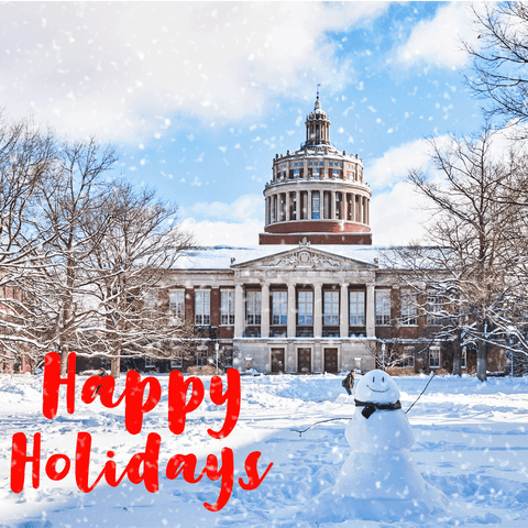university of rochester happy holidays GIF by URAdmissions