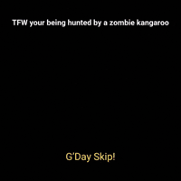 RadioactivePictures wtf shocked scared kangaroo GIF