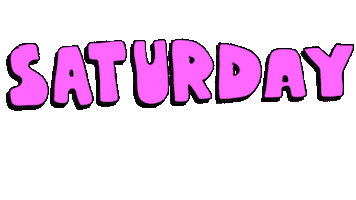 Saturday Morning Sticker by deladeso