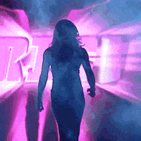 Smoke Walking GIF by Trish Stratus