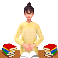 Book Read Sticker by eq4all