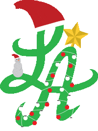 X-Mas Christmas Sticker by HOT ROD LA