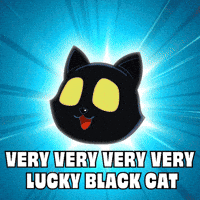 Glow Black Cat GIF by VeeFriends