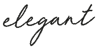 Elegant Sticker by RIANISTA