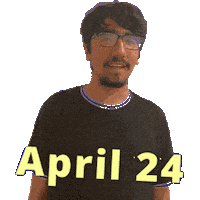 April 24 Sticker