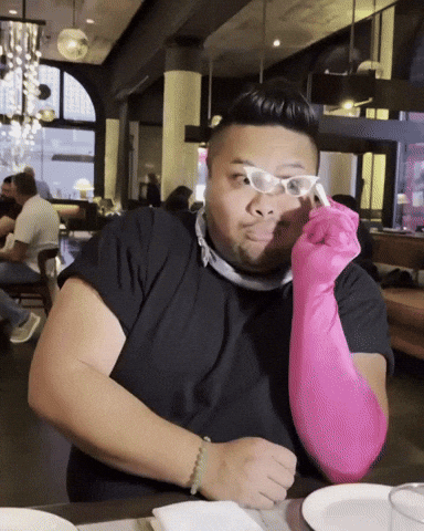 Pink Laughing GIF