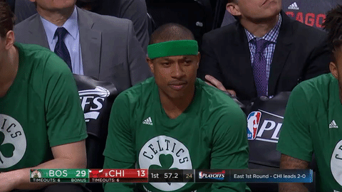 Isaiah Thomas Reaction GIF by Boston Celtics