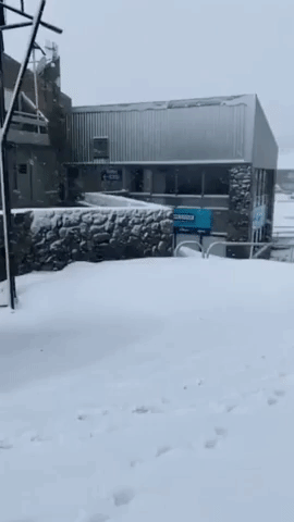 Snow Falls on Australian Ski Fields as Cold Front Passes Over New South Wales