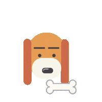 dog pop Sticker by Chris Gannon