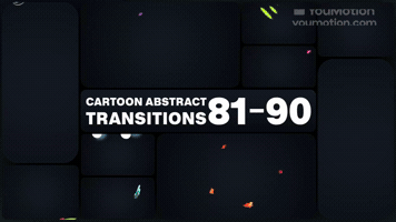 Cartoon Abstract Transitions | Video |You Motion