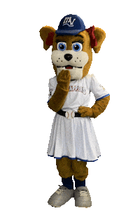 Girl Mascot Sticker by Mahoning Valley Scrappers