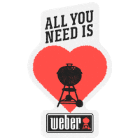 ClubParrillerosWeber carbon parrilla asado weber Sticker