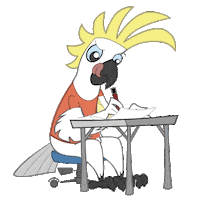 Study Charlie Sticker by Charles Sturt University