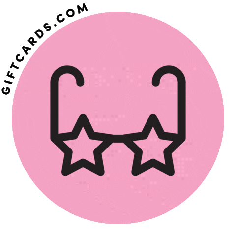 Giftcards_com love happy fun party Sticker
