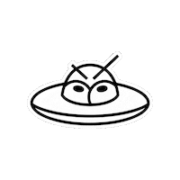 wearebando mad annoyed alien technology Sticker