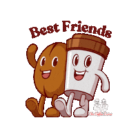 Best Friends Sticker by The Coffee Twins