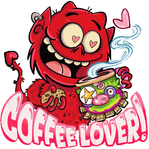 Coffee Bebba Sticker by Bebbaclothing