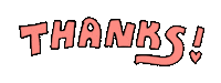 Thanks Thank You Sticker by Yubia
