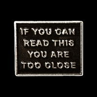 Read Too Close GIF by Pinned Pins