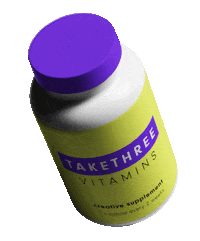 Vitamin Sticker by TakeThree Studio