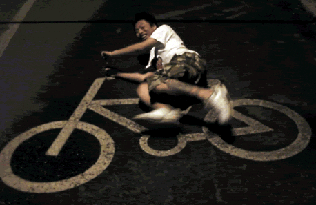 guy bicycle GIF