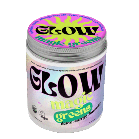 GLOWSuperfoods giphyupload glow superfoods magicelixir Sticker