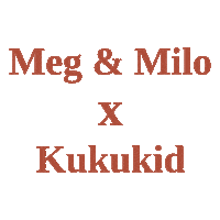 Meg Milo X Kukukid Sticker by megandmilokids