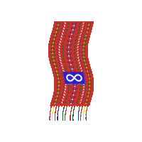 Proud Metis Sticker by pipikwan pêhtâkwan