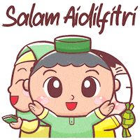 Raya Aidilfitri Sticker by Bear Boss Buddies