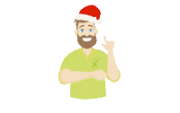 Christmas Health Sticker by rehaarzt