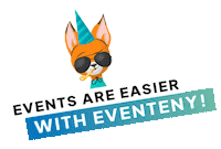 eventeny party celebrate fox festival Sticker