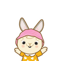 Happy Bunny Sticker by familiesforlife.sg