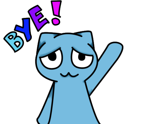 Wave Bye Goodbye Sticker